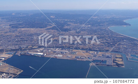 関東 千葉県富津市から木更津市周辺 飛行機からの眺め 2023-02-21 関東 千葉県富津市から木更津市周辺 飛行機からの眺め 2023-02-21 107084772