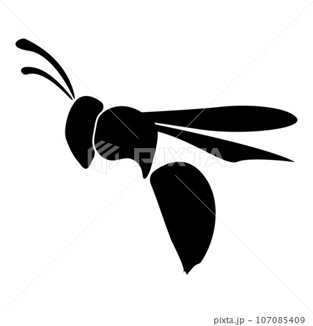 vector wasp logo icon template design 107085409