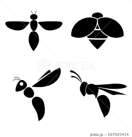 vector wasp logo icon template design vector wasp logo icon template design 107085414
