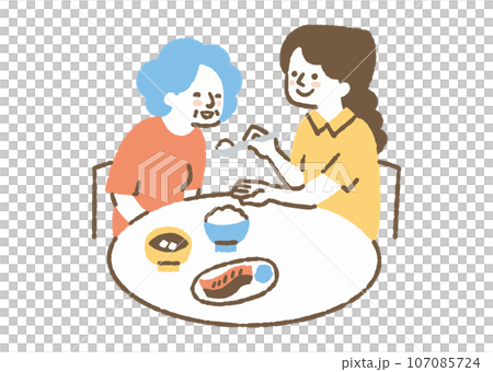 女保母幫忙煮飯_color 107085724