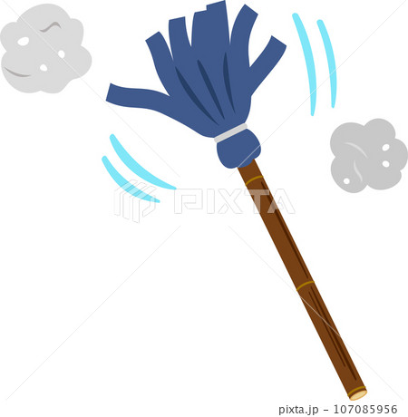布ハタキと埃 布ハタキと埃 107085956