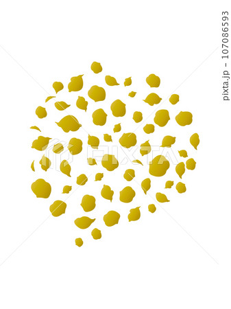黄金のバラの花びら 黄金のバラの花びら 107086593