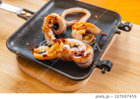 イカのバターしょうゆ焼き 107087459