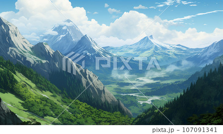 ai画像白神山地 ai画像白神山地 107091341