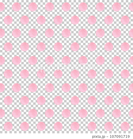 Seamless pattern of light pink rose watercolor circles on a white background Seamless pattern of light pink rose watercolor circles on a white background 107091719