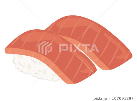 寿司_にぎり寿司_中とろ 寿司_にぎり寿司_中とろ 107091897