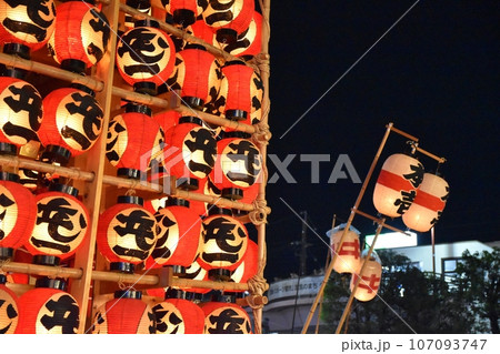 夜の久喜提灯祭 埼玉 夜の久喜提灯祭 埼玉 107093747