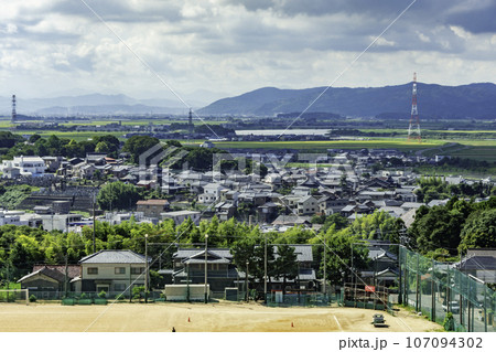 三国湊の町並み　三国町錦周辺　福井県坂井市 107094302