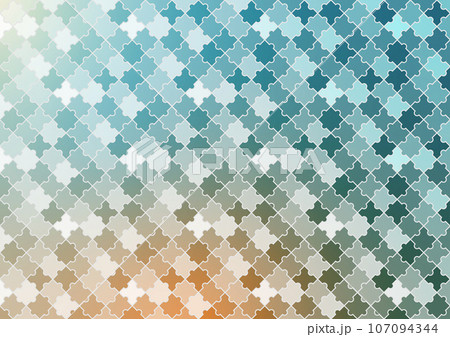 Jigsaw green gradient minimal geometric pattern puzzle background Jigsaw green gradient minimal geometric pattern puzzle background 107094344