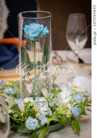 染めの花　青い薔薇　 107095645