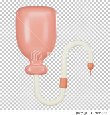 3d Medical saline bag iconのイラスト素材 [107095666] - PIXTA