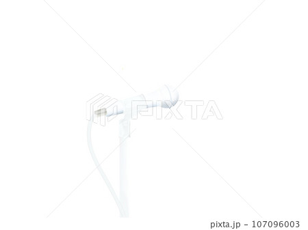 リアルタッチのスタンドマイクイラスト 107096003