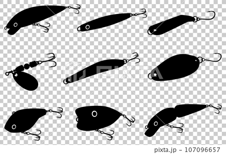 fishing lures - Stock Illustration [107096657] - PIXTA