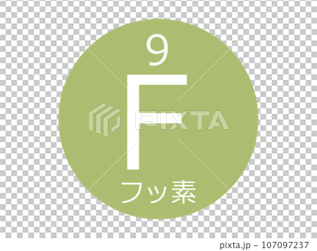 Fluorine element symbol 107097237