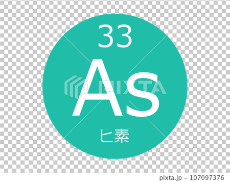 Arsenic element symbol 107097376