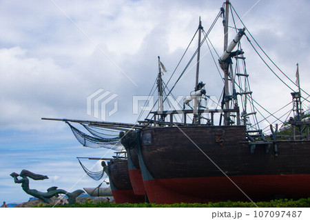 Columbus Caravels replica in Santander Columbus Caravels replica in Santander 107097487