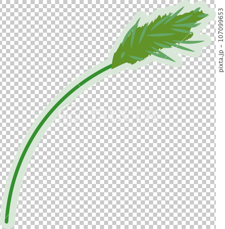 一隻可愛的貓的插圖 一隻可愛的貓的插圖 107099653