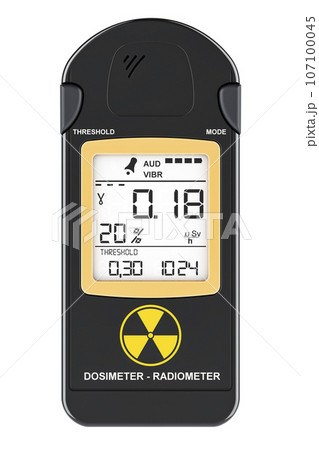 Gamma Radiation Personal Dosimeter. High...のイラスト素材 [107100045] - PIXTA