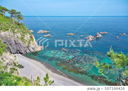 【青海島自然研究路】 山口県長門市仙崎 紫津浦 107100420
