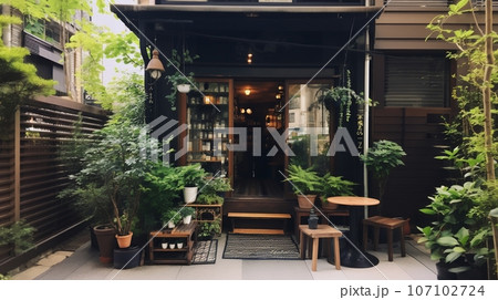 おしゃれなカフェ 107102724