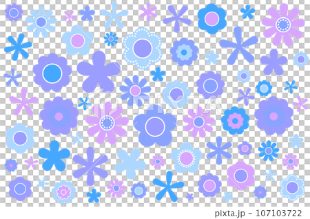 復古花卉背景 107103722