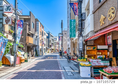 東京都品川区の都市風景 北品川本通り商店会 東京都品川区の都市風景 北品川本通り商店会 107105729