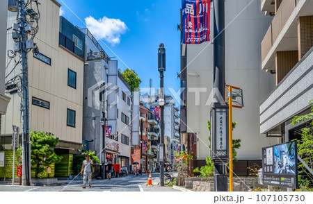 東京都品川区の都市風景　北品川本通り商店会 107105730