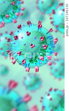 3DCG「コロナウイルス/corona virus」 3DCG「コロナウイルス/corona virus」 107106130