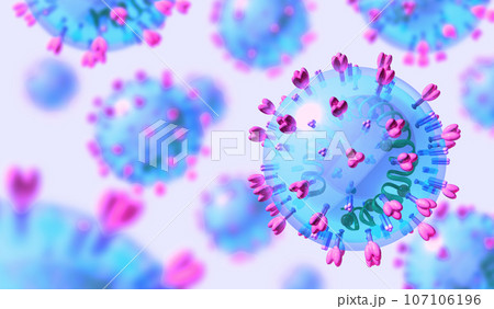 3DCG「コロナウイルス/corona virus」 107106196