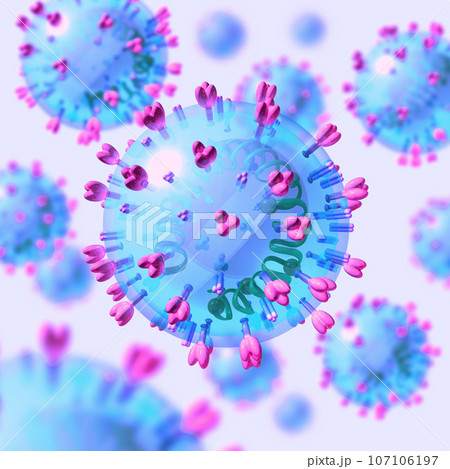 3DCG「コロナウイルス/corona virus」 107106197