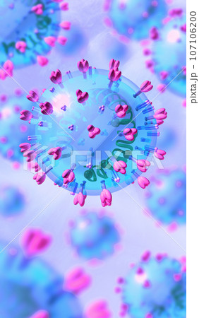 3DCG「コロナウイルス/corona virus」 3DCG「コロナウイルス/corona virus」 107106200