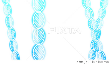 青いゲノムパターン背景 107106790
