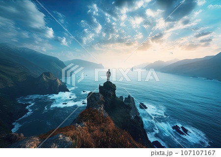 Hike to the top. 107107167