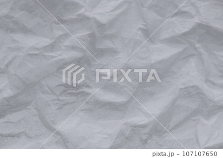 和紙によるゴツゴツ感表現の背景素材（グレー） 107107650