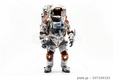 Astronaut on a light background. Generative AI 107109183