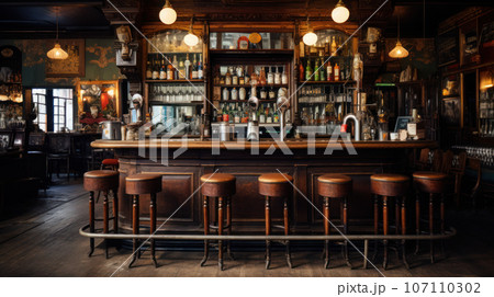 the interior of bar 107110302