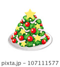 クリスマスツリー風ブロッコリーサラダ 107111577