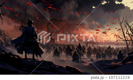 ai画像戦国時代行軍 107112219