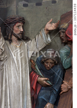 2nd Stations of the Cross, Jesus is given his cross 2nd Stations of the Cross, Jesus is given his cross 107114439