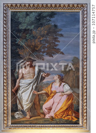 Fresco in the basilica of Saint Andrew in Mantua, Italy Fresco in the basilica of Saint Andrew in Mantua, Italy 107114757
