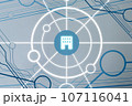 グローバルなビジネスのシステムやサイバー空間のイメージ フランチャイズなど 107116041