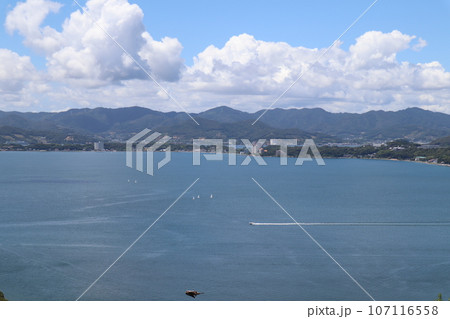 大草山展望台から見下ろす浜名湖 107116558