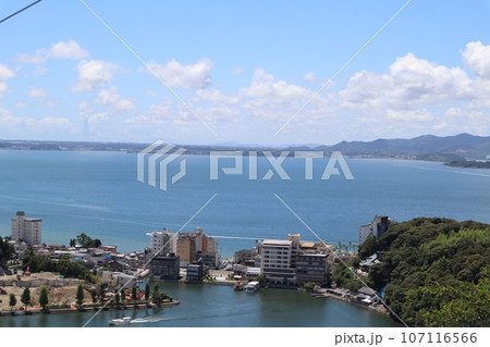 大草山展望台から見下ろす浜名湖 107116566