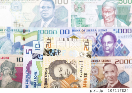 Sierra Leonean money a business background Sierra Leonean money a business background 107117824