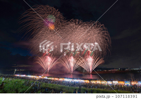 筑後川花火大会「超特別大早打」 107118391
