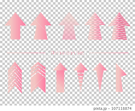 向上箭頭圖標商業插畫 向上箭頭圖標商業插畫 107118874