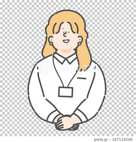 女性のビジネスパーソンのイラスト 女性のビジネスパーソンのイラスト 107119286