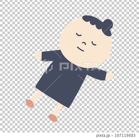 眠る女の子のイラスト 眠る女の子のイラスト 107119883
