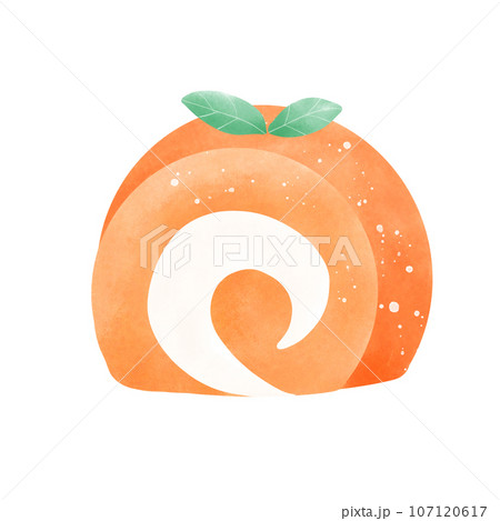 Orange roll cake 107120617