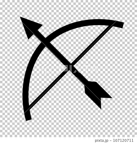 Old bow and arrow icon/weapon 107120711